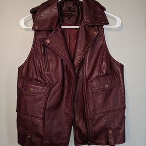 JouJou faux leather vest